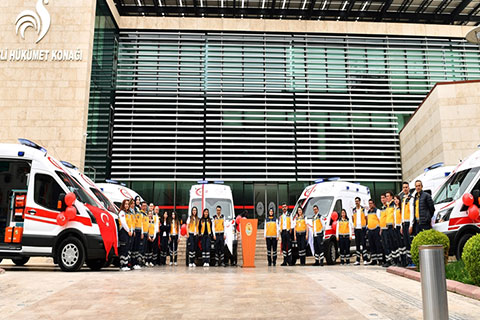 Sağlık Müdürlüğü 7 ambulansı daha ilçelere gönderdi