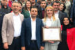 Şeniz Doğan İlçe Seçim Kurulu’ndan mazbatasını aldı