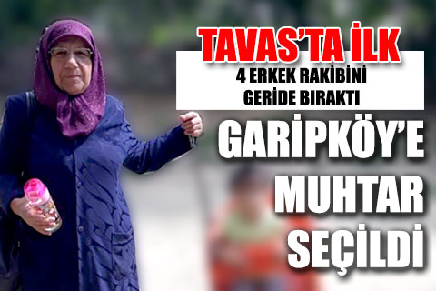 Kadın aday, Garipköy’de erkek rakiplerini geride bıraktı