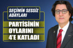 Partisinin oylarını 4’e katladı