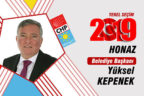 Honaz’da seçimlerin galibi CHP adayı Yüksel Kepenek