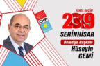 Serinhisar’da başkan Hüseyin Gemi