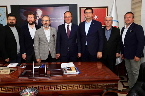 DENİB’den Başkan Örki’ye ziyaret