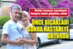 Evde tartıştığı kocasını bıçakla yaraladı