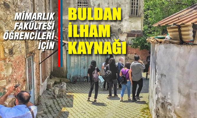 Mimarlık fakültesi öğrencileri için Buldan açık hava okulu gibi