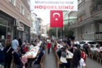 Yeni muhtar geleneksel iftar yemeklerinin startını verdi