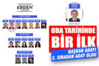 Başkan adayı listeye ikinci sıradan girdi