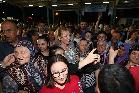 Merkezefendi’nin gönül sofrası bu kez Sevindik’te kuruldu