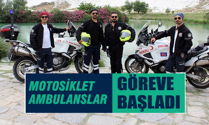 Motosiklet ambulanslar göreve başladı