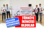 Geleceğin mühendisler yarışmasında Türkiye 2.si oldular