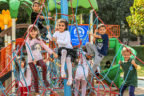 Baharla birlikte parklar doldu taştı