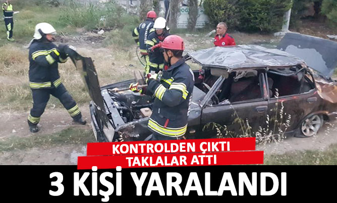 Sarayköy’de kaza: 3 yaralı