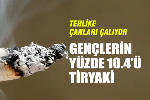 Denizli’de 13-15 yaş arası gençlerin yüzde 10.4’ü sigara kullanıyor