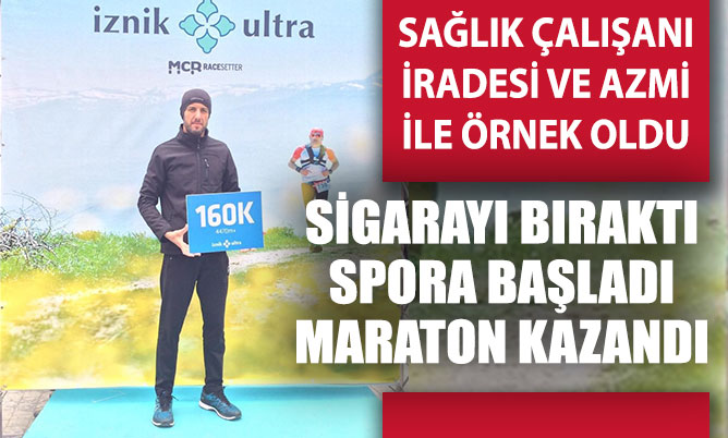 Sigarayı bırakıp spora başladı maratonda derece yaptı