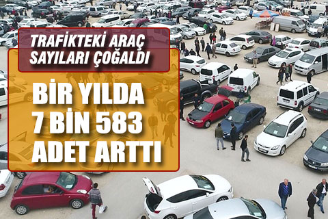Denizli’de motorlu araç sayısı %1,9 arttı