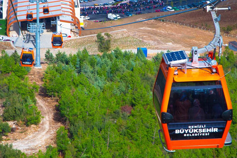 Teleferik 2 gün kapatıldı, hizmet verilmeyecek