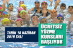 Büyükşehir yüzme kursu kayıtları başlıyor