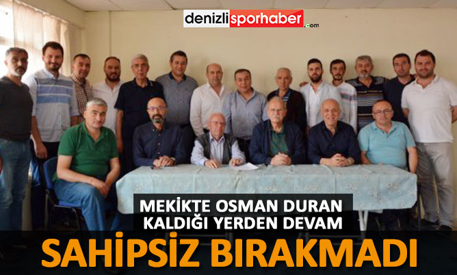 “denizlisporhaber.com” Başkan Duran yeni dönemde de kulübün başında