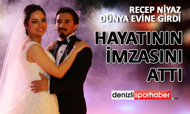 “denizlisporhaber.com” Horozun yıldızı Recep Niyaz evlendi
