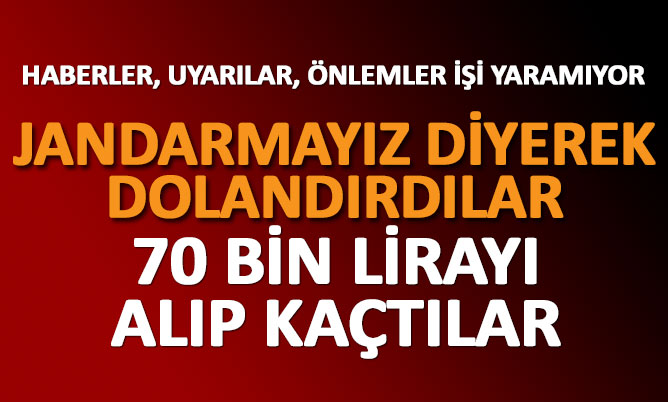Acıpayam’da bir vatandaş 70 bin lira dolandırıldı