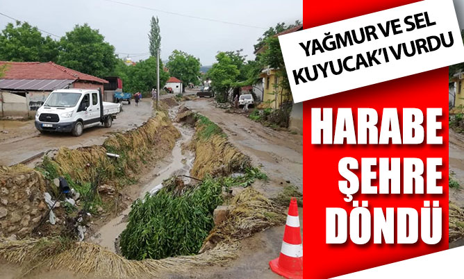 Kuyucak yağmur ve sel sonrası hayalet şehre döndü