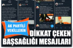 AK Partili vekillerin başsağlığı mesajları dikkat çekti