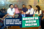 Babadağ Belediye Başkanı Ali Atlı, gazetecilerle bir araya gelerek ilçeyi anlattı