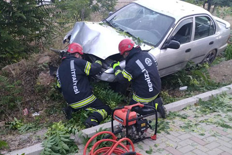 Bereketler’de trafik kazası: 1 yaralı