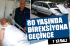 80 yaşındaki eski muhtar kaza yaptı