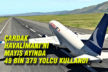 Çardak Havalimanı’nı 1 ayda 49 bin 379 yolcu kullandı