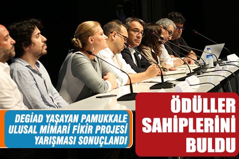 DEGİAD, Yaşayan Pamukkale Ulusal Mimari Fikir Projesi Yarışması sonuçlandı