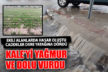 Kale’yi dolu ve yağmur vurdu