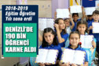 Denizli’de 190 bin öğrenci ve 15 bin öğretmen yaz tatiline giriyor
