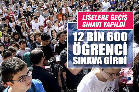 Denizli’de LGS Sınavı için 12 bin 600 öğrenci ter döktü