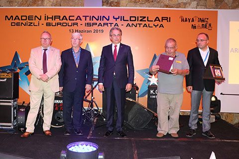 Maden İhracatının Yıldızları ödül Töreni Denizli’de yapıldı