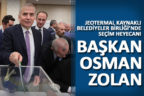 Zolan, Jeotermal Kaynaklı Belediyeler Birliği Başkanı