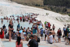Pamukkale 9 günlük bayram tatilinde 100 bin turist ağırladı