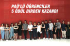 PAÜ’lü öğrenciler 5 ödül birden kazandı