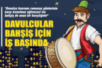 Ramazan davulcuları bahşiş için iş başı yaptı