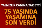 75 yaşındaki adam kendini asarak intihar etti