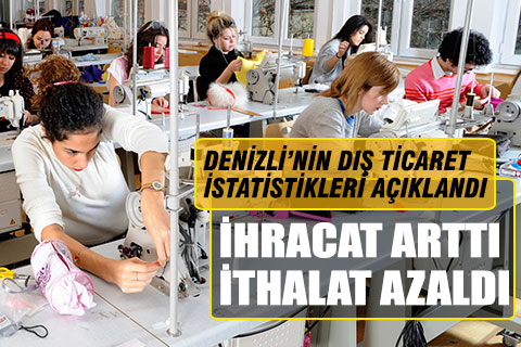 Denizli’nin Mayıs Ayı Dış Ticaret İstatistikleri açıklandı
