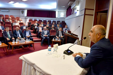 Kaymakamlar Polisevi’nde toplandı
