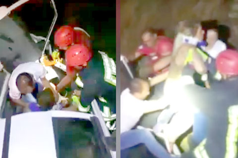 Acıpayam’daki kazada şoka giren yaralı araçtan çıkmak istemedi