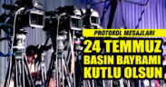 Denizli Protokolü’nün Basın Bayramı ile ilgili mesajları