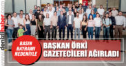 Pamukkale Belediye Başkanı Avni Örki, gazetecileri ağırladı