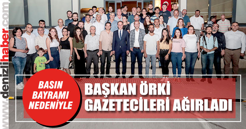 Pamukkale Belediye Başkanı Avni Örki, gazetecileri ağırladı