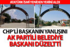 Bekilli’de Atatürk ismi tartışmalarını AK Partili başkan bitirdi