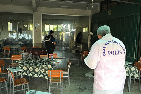 Kahvehanede başlayan tartışma kanlı bitti