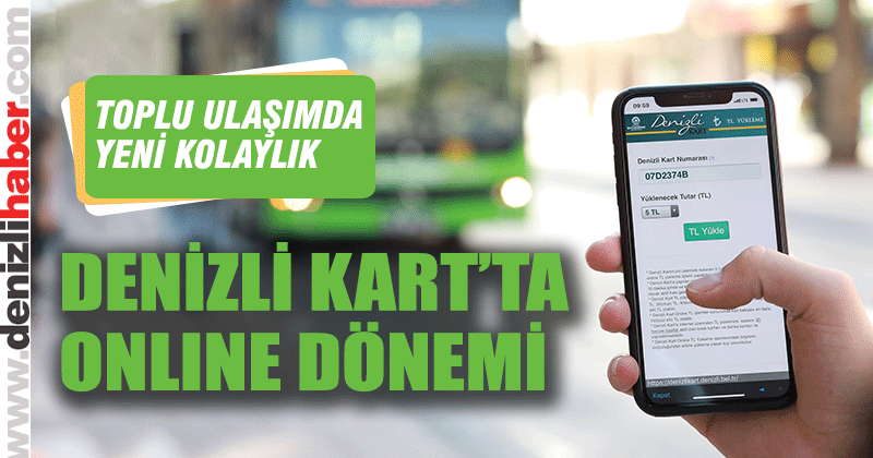 Denizli Kartlara kredi ve banka kartı ile dolum yapılabilecek
