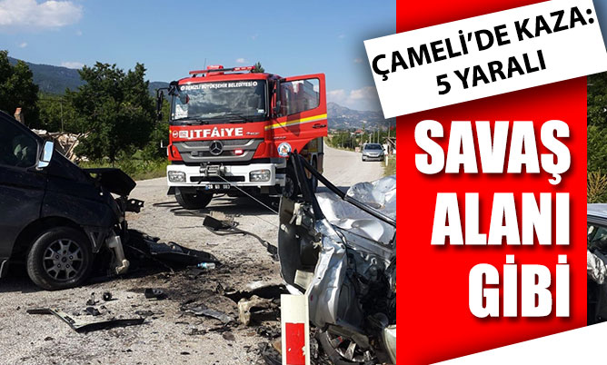 Çameli’de kaza: 5 yaralı